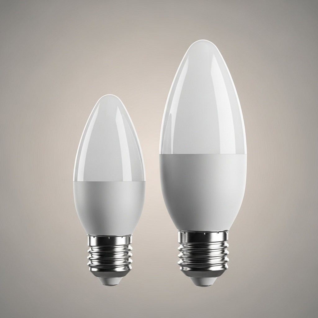 Pointed candle bulb