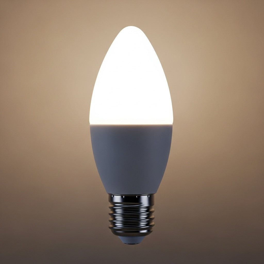 Pointed candle bulb