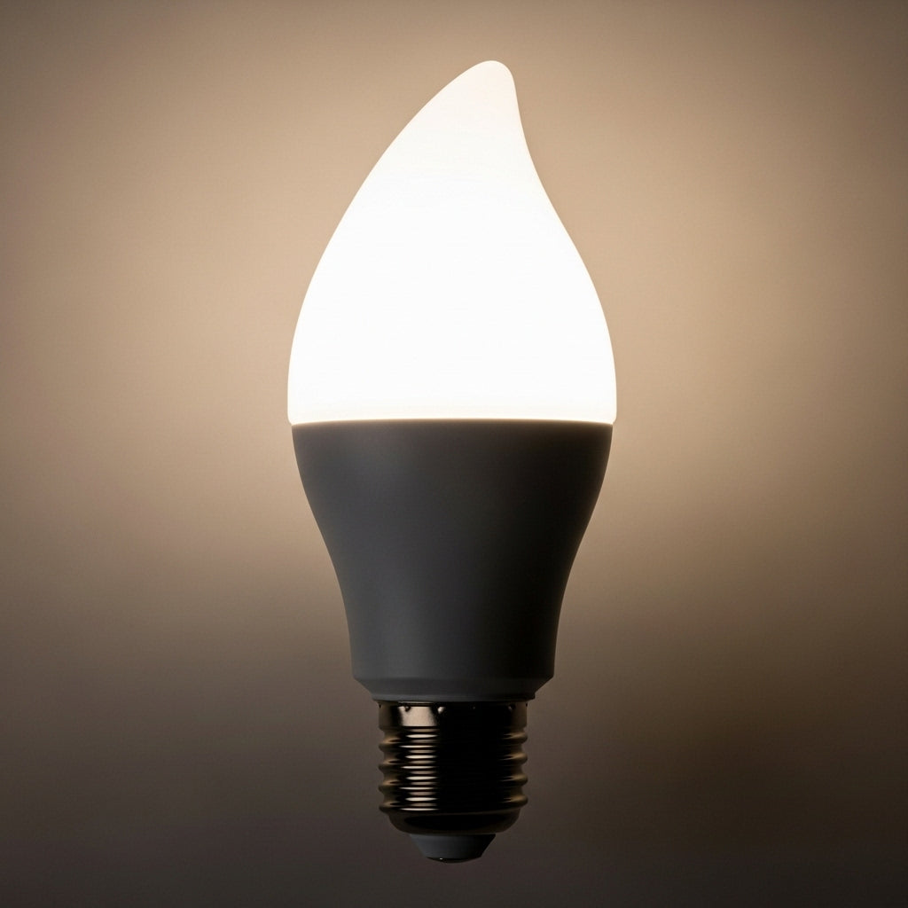 Pointed candle bulb